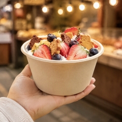 Small Sugarcane Bagasse Ice Cream Cups 3oz/4oz/5oz Wholesale