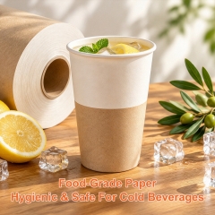 Double Coated Cold Drink Paper Cups 7 oz to 50 oz with Custom Printing