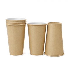 Double Coated Cold Drink Paper Cups 7 oz to 50 oz with Custom Printing