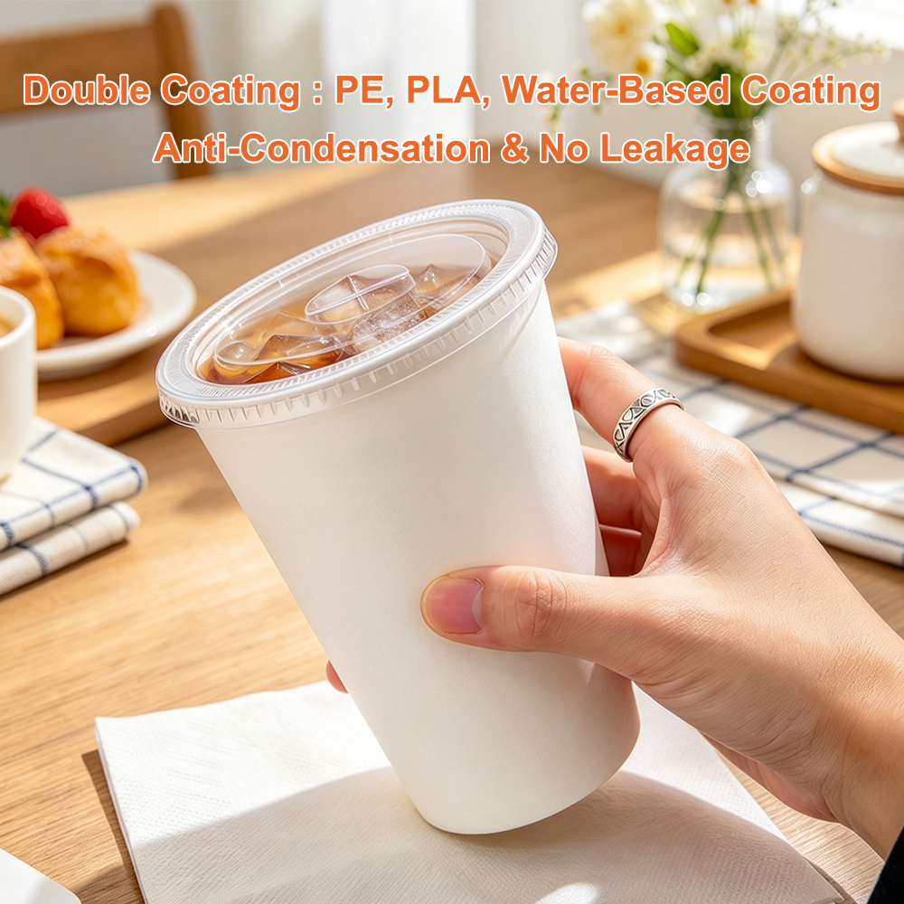 12 oz Cold Drink Paper Cups for Wholesale and Custom Printing