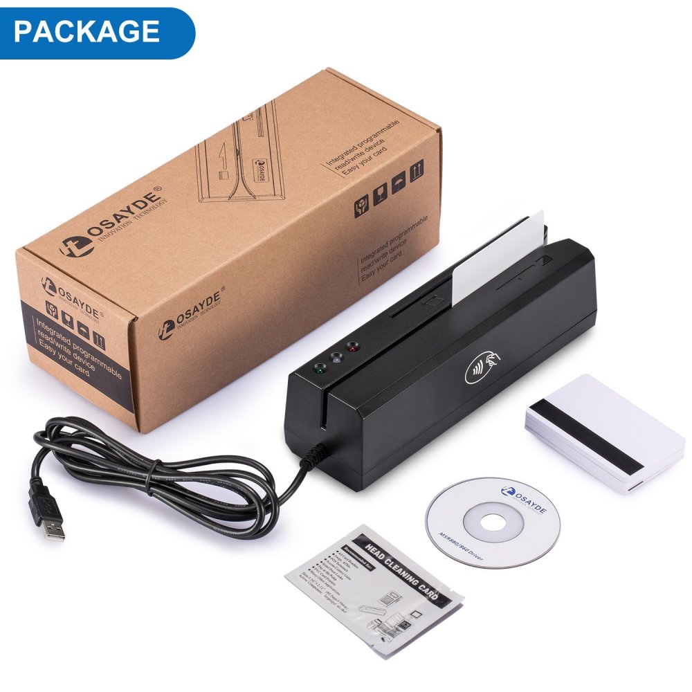 IT OSAYDE MSR880(US stock) Magstripe/IC/NFC/PSAM card reader,writer and wiper for Windows