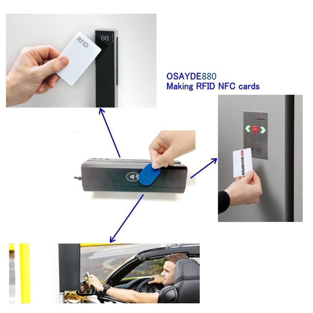 IT OSAYDE MSR880(US stock) Magstripe/IC/NFC/PSAM card reader,writer and wiper for Windows