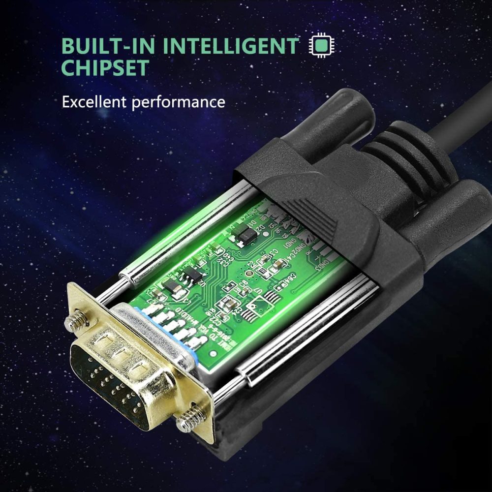 IT OSAYDE HDMI to VGA, Gold-Plated HDMI to VGA 6 Feet Cable