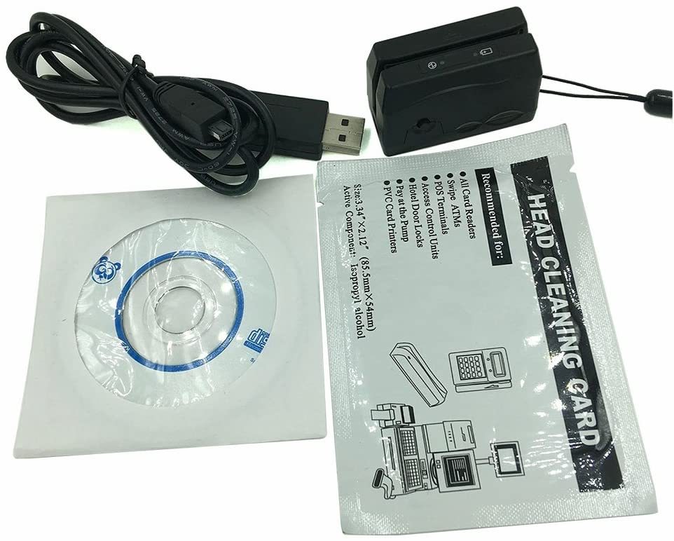 Mini USB Portable Reader Swipe Mini DX3 Collector for MSR 605 MSR X6 Card Reader（US stock）