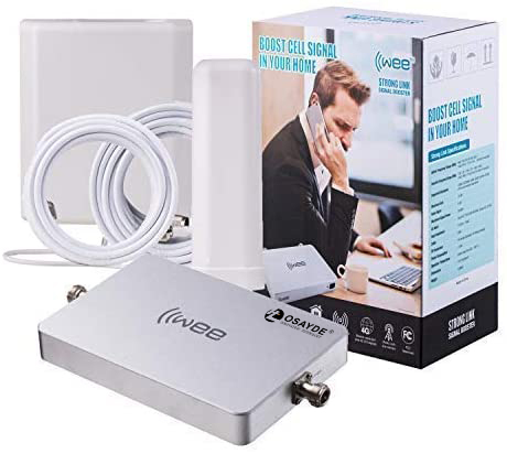 IT OSAYDE Phone Signal Booster Sets for All Carriers Voice Text and 4G LTE Up to 3500 Sq Ft for Home and Office Signal boosts
