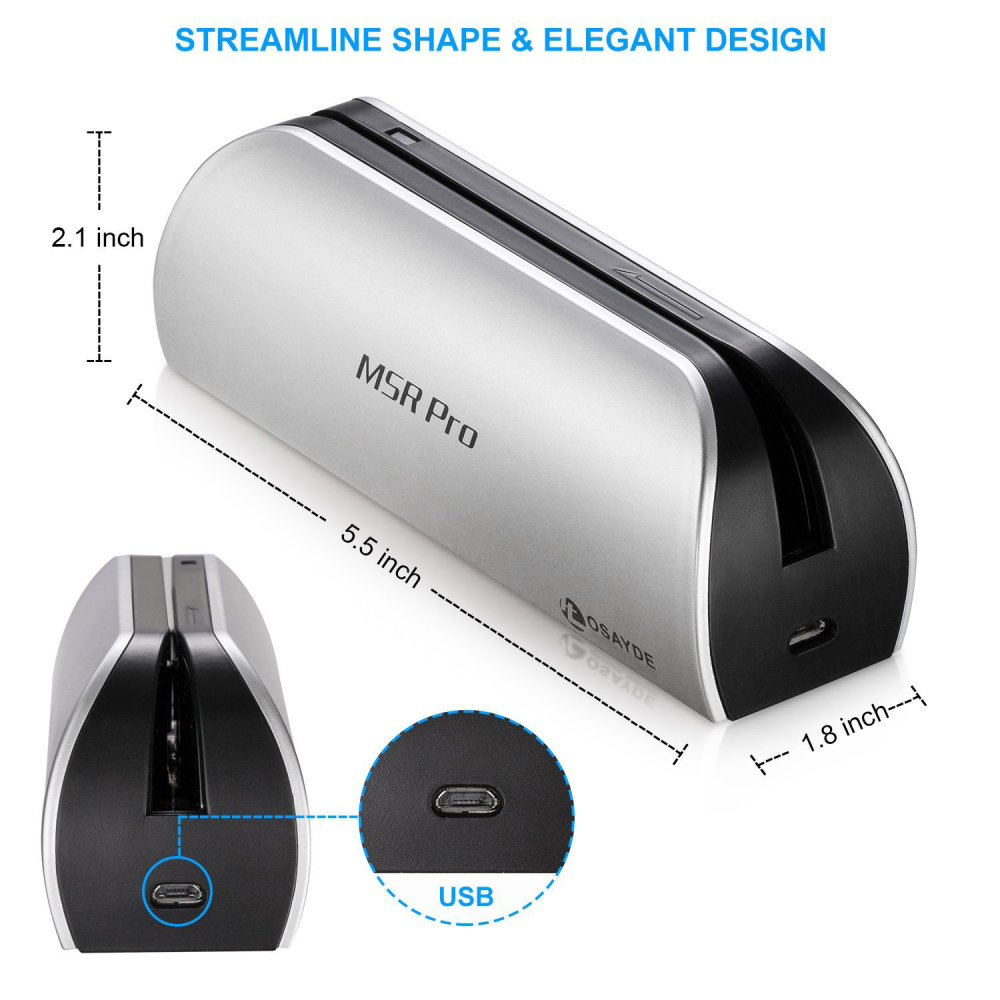 IT OSAYDE MSRpro( US stock) magstripe card reader,writer,eraser for windows and MacOS