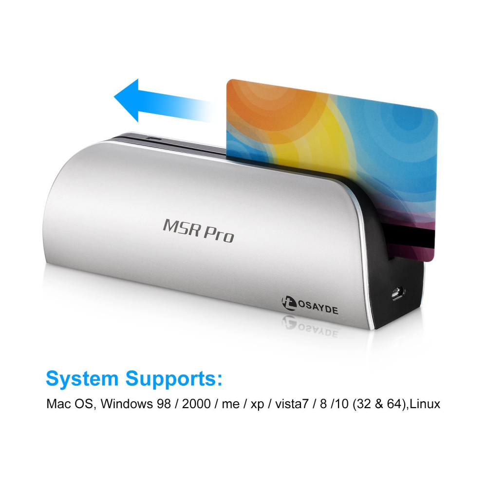 IT OSAYDE MSRpro( US stock) magstripe card reader,writer,eraser for windows and MacOS