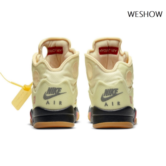 Off- White x Air Jordan 5 Retro SP &quot;Sail&quot;