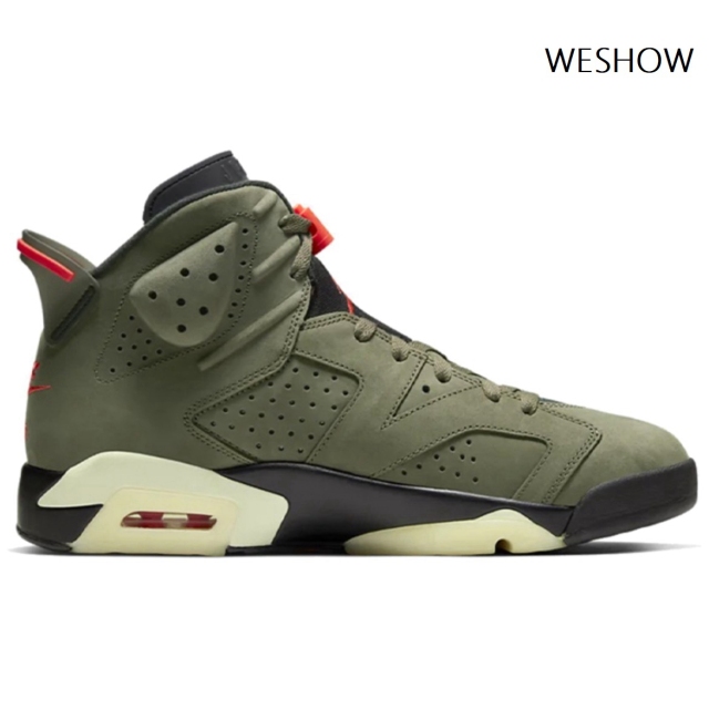 Travis Scott x Air Jordan 6 Medium Olives TS