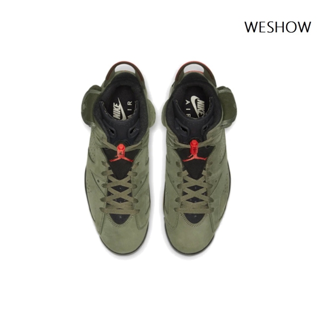 Travis Scott x Air Jordan 6 Medium Olives TS