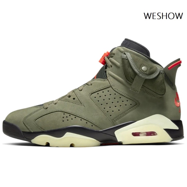 Travis Scott x Air Jordan 6 Medium Olives TS