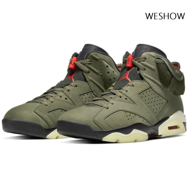 Travis Scott x Air Jordan 6 Medium Olives TS