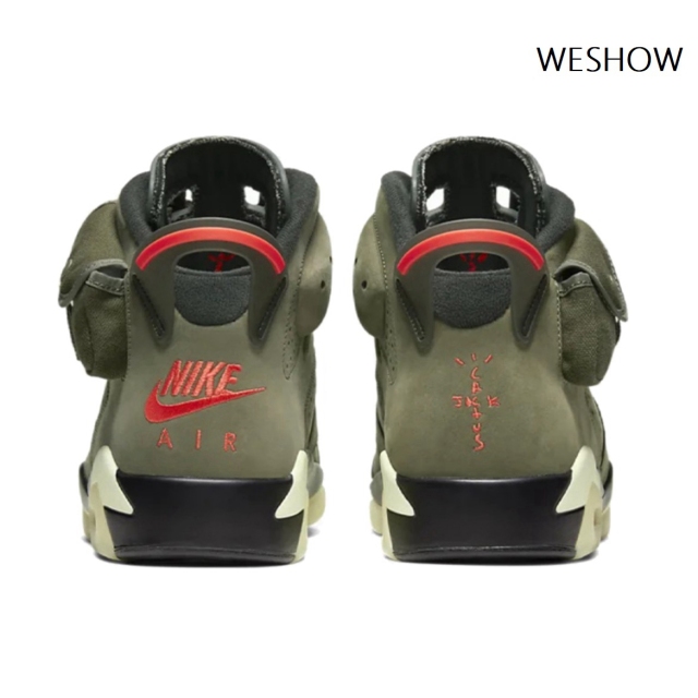 Travis Scott x Air Jordan 6 Medium Olives TS