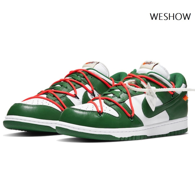 OFF-White × Nike Dunk Low LTHR OW