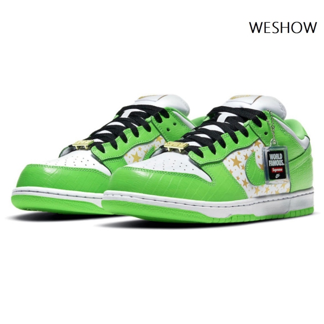 'Supreme X Nike SB Dunk Low “Mean Green”