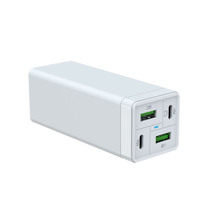 multi charger station white color
