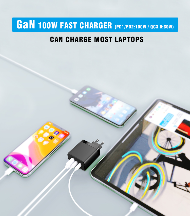 gan 100w Universal Laptop Chargers