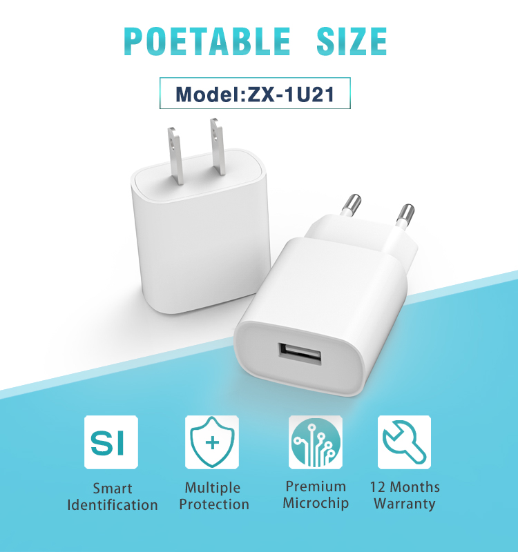 5W usb charger with EU CE ERP certificates