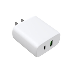 43W dual ports pps usb c 25w qc3.0 18w fast travel wall charger