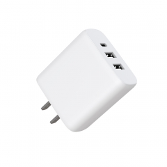 37W three ports 1C2A 25w pps 5v2.4a 12w fast wall charger