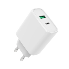 dual ports 38w usb wall charger usb c 20w power adapter with qc3.0w usb a fast charger in one