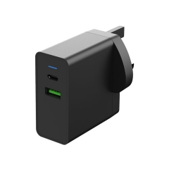 Zonsan 48W 2-Port USB C + USB-A Fast Travel Wall Charger EU US KR UK Black White