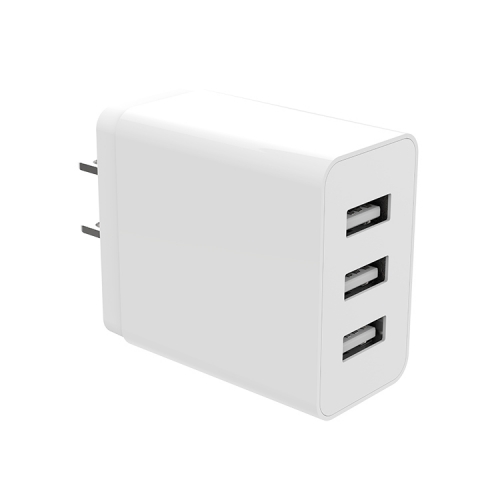 Zonsan Charger Adapter, Travel 3.1A Fast Charge 3 USB Ports Plug-in Wall Charger Adapter