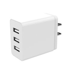 Zonsan Charger Adapter, Travel 3.1A Fast Charge 3 USB Ports Plug-in Wall Charger Adapter