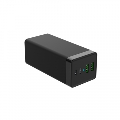 ZONSAN 100W charger GAN 4-port C Type Desktop fast Charger US plug black