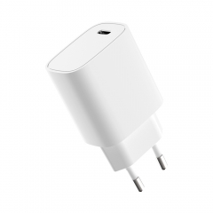 Hot Selling One Port PD 18W mobile phone quick wall charger with EU plug