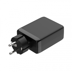 ZONSAN Released 3pins 100w GaN Grounded Multil-Function Fast Charger 3C1A 100W 65W 45W for Laptops And Phones