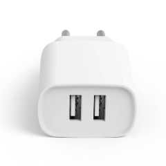 ZONSAN USB Travel Charger, Dual Port 12W Wall Charger With US Plug, Power Port Mini