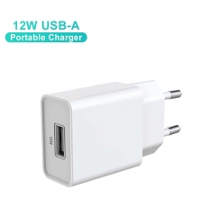 Zonsan Hot Selling Mobile Phone Charger Adapter USB Wall Charger 1 Port 5V 2.4A 12W US White