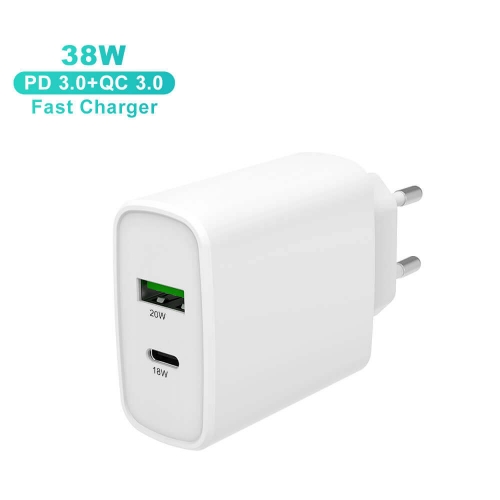 ZONSAN Type-C 20W PD with PPS 2 Ports Charger EU US KR