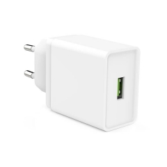 ZONSAN 1 Port QC3.0 18W Fast Wall Charger EU US KR UK Black White