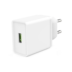 ZONSAN 1 Port QC3.0 18W Fast Wall Charger EU US KR UK Black White