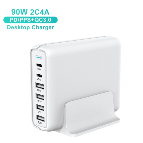 2023 ZONSAN 45W + 25W + 12W Newest Multi-port USB chargers with Grounded design