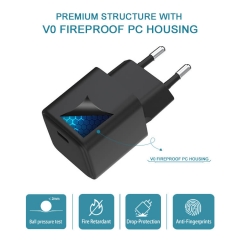 30W PD/PPS 1-Port GaN Charger for iPhone Samsung