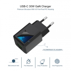 30W 2 -Port 1C1A GaN 30W Charger