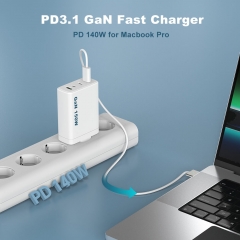 US UK KR EU Plug 4 Port USB Type C PD QC Fast Quick Charging 150W GaN Charger