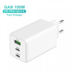 ZONSAN GaN 2C1A 100W Fast USB Wall Charger GaN USB C Phone Adapter For Smart Phone Laptop Tablet