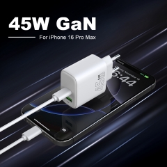 PD Charger 45w Mobile Phone Charger Adapter PPS AVS Usb Wall 45w Super Fast Charger Type c for Samsung iphone | ZX-2U112T