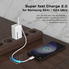 Smartphones 65W Gan Charger Type c 3 Ports PD Charger 65W | ZX-3U32T