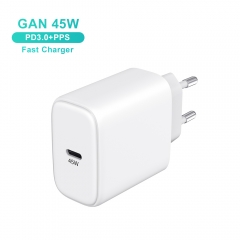 Fast Charger 45W USB C Mobile Phone PD 45w Output Current Electric Adapters Gan Charger 45w Original | ZX-1U81T