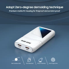 Convertibel Plug 65W Ultra Slim Charger 65W CE RoHs KC BSCI GRS Double Type C 65W Fast Charging Adapter 65W GaN Wall Charger