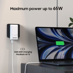 GRS 65W USB Charger Convertibel US EU UK KR Plug 60W Fast Charger Power Adapter 27W 65W Type C GaN Wall Charger