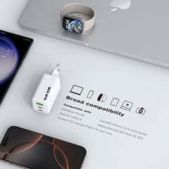 Smartphones 65W Gan Charger Type c 3 Ports PD Charger 65W | ZX-3U32T