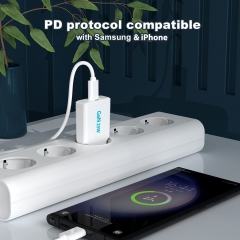 Ultra Slim 25W Fast Charger Type C Mobile Phone Universal Portable Adapter USB C Wall Charger 25w for iphone