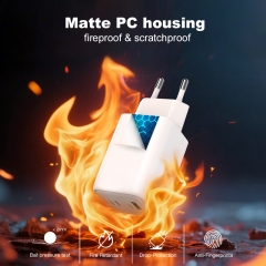 45w usb c Charger AVS PD3.0 PPS QC Mobile Phone Universal Fast Charhing Portable 45w PD Wall Charger Type c | ZX-2U98T