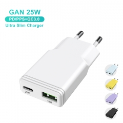 PD Fast Charging 25w Charger Type c Cell Phone Universal Adapter 25w Wall Charger for iPhone Samsung | ZX-2U102T